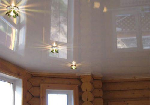 Натяжные потолки в деревянном доме от Sky Plus-Иркутск • Натяжные потолки г. Иркутск